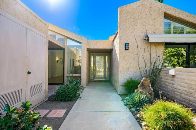 view of entrance to property