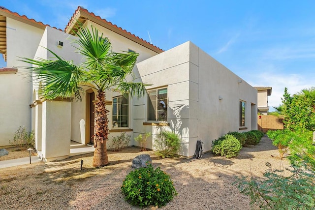 view of rear view of property