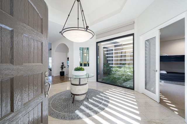 interior space featuring french doors