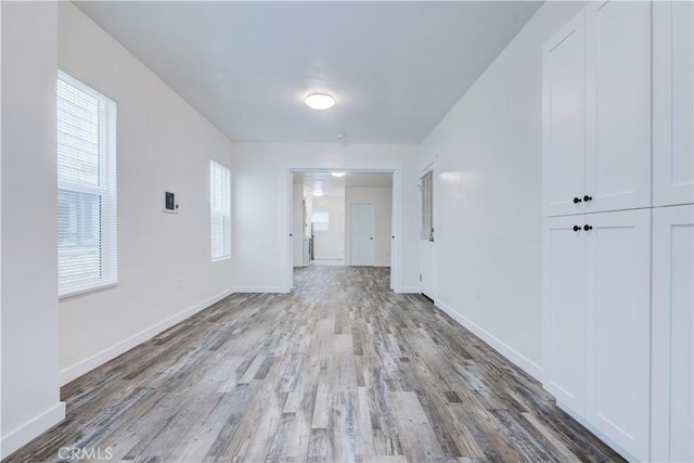 interior space featuring light hardwood / wood-style floors