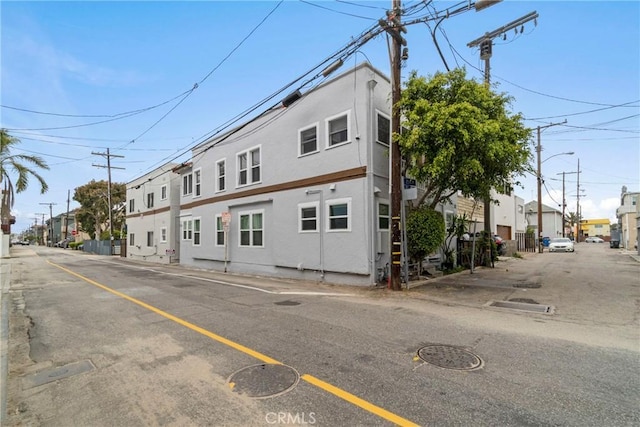 view of property with a residential view
