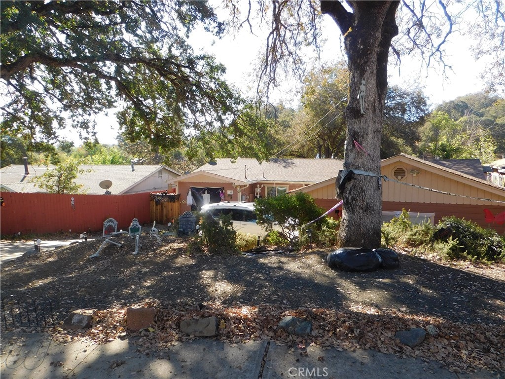 view of rear view of property