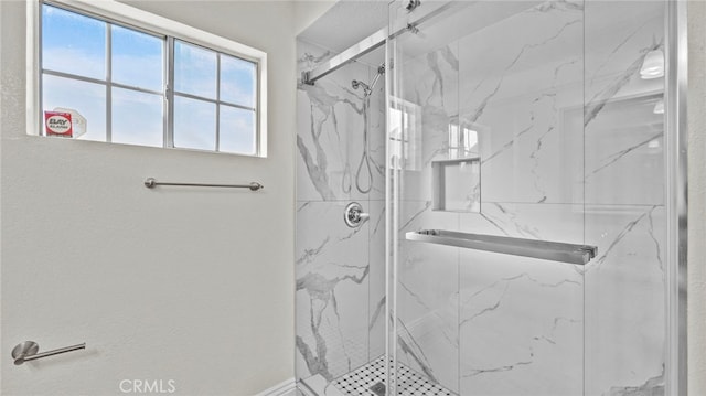 bathroom with walk in shower