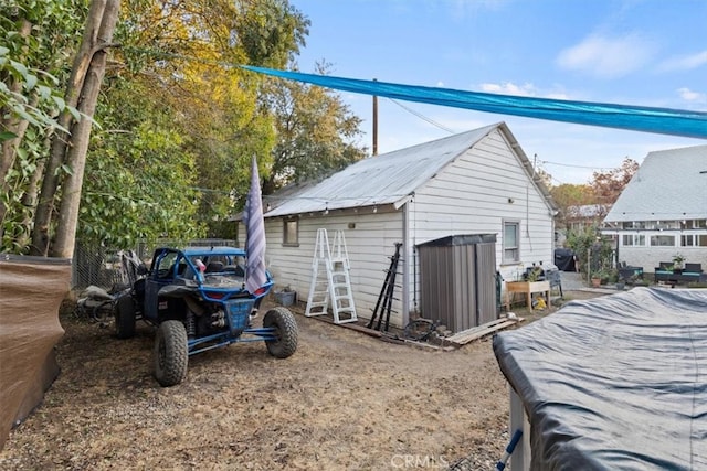 view of outbuilding