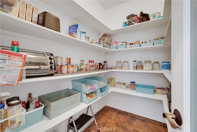 view of pantry