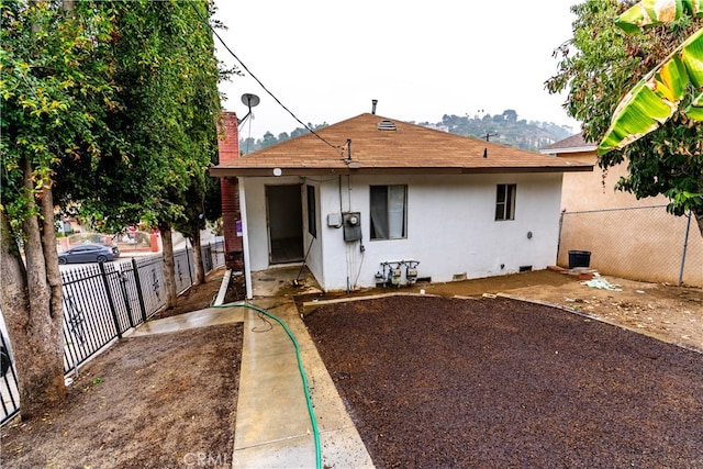 view of rear view of property