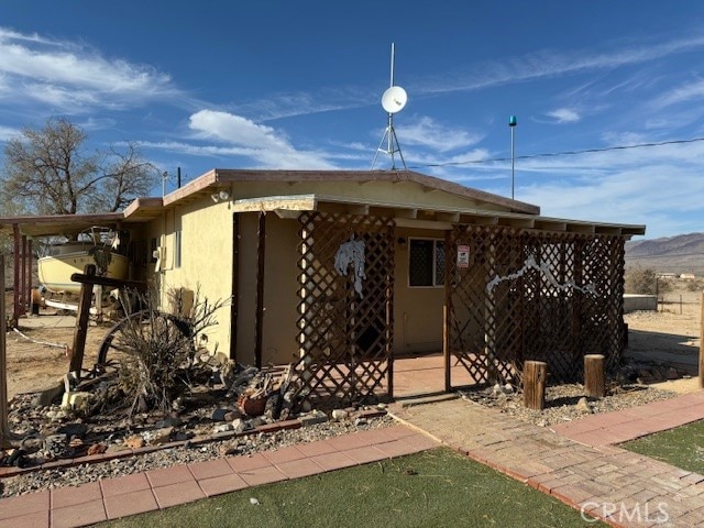 exterior space with a patio area