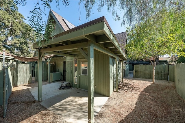 exterior space featuring a patio area