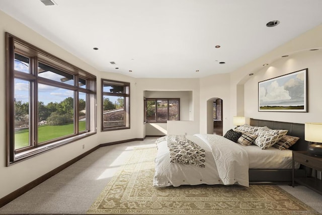 bedroom featuring carpet floors