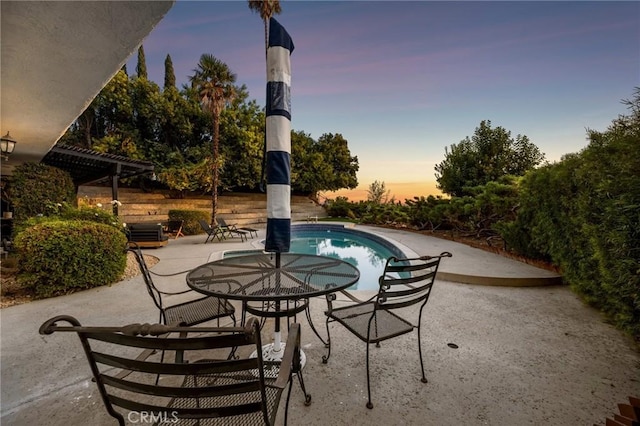 7385 Darnoch Way, West Hills, CA 91307 - view of patio / terrace featuring an outdoor pool