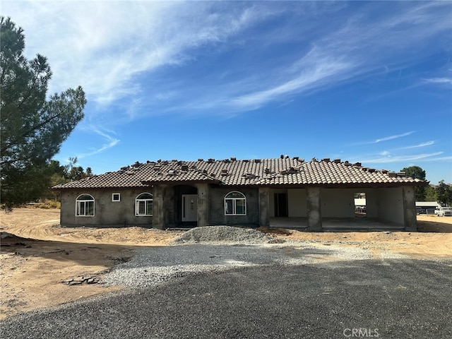 view of mediterranean / spanish-style home