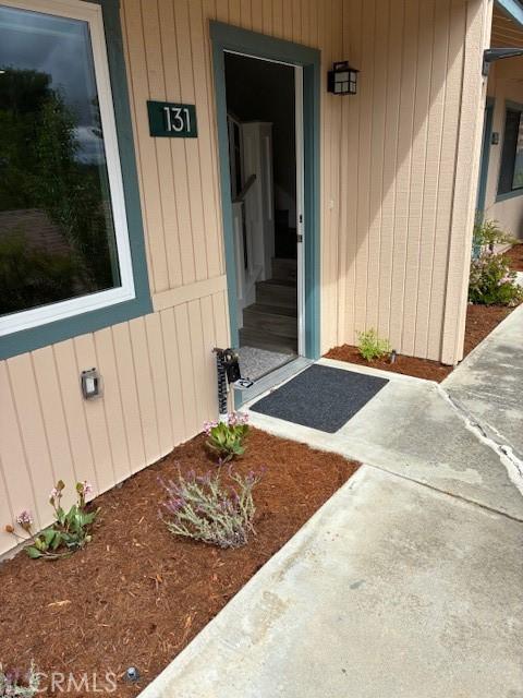 view of exterior entry
