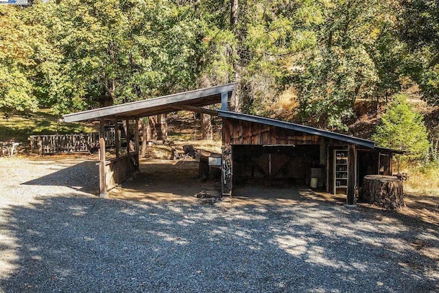 view of outbuilding