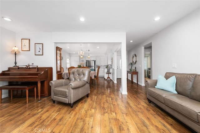 16132 Landmark Dr, Whittier, CA 90604 - living room featuring hardwood / wood-style floors