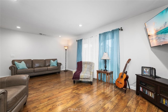 16132 Landmark Dr, Whittier, CA 90604 - living room featuring hardwood / wood-style floors