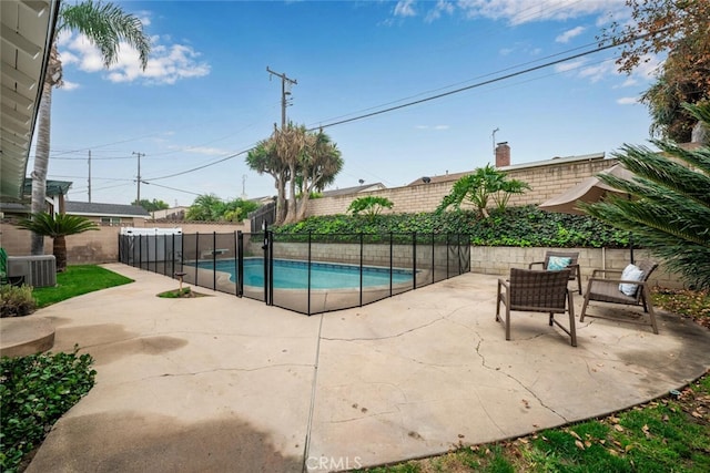 16132 Landmark Dr, Whittier, CA 90604 - view of pool featuring a patio area and cooling unit