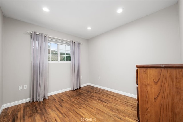 16132 Landmark Dr, Whittier, CA 90604 - unfurnished room with hardwood / wood-style flooring