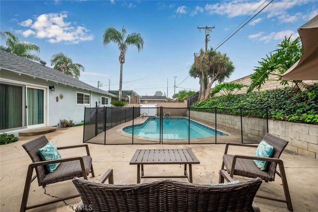 16132 Landmark Dr, Whittier, CA 90604 - view of pool with a patio