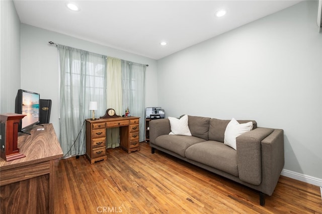 16132 Landmark Dr, Whittier, CA 90604 - living room featuring hardwood / wood-style floors