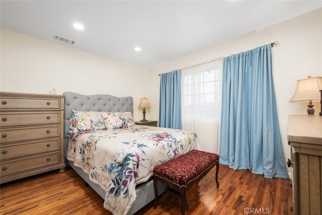 16132 Landmark Dr, Whittier, CA 90604 - bedroom with dark hardwood / wood-style floors