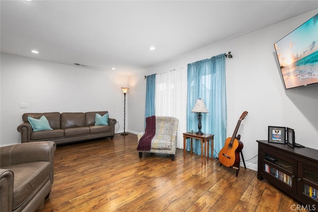 16132 Landmark Dr, Whittier, CA 90604 - living room featuring hardwood / wood-style flooring