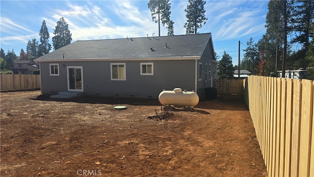 view of back of property
