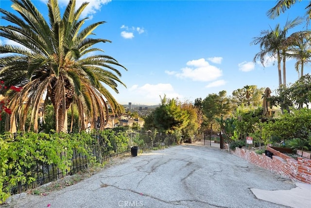 view of street