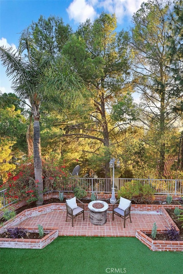 view of patio