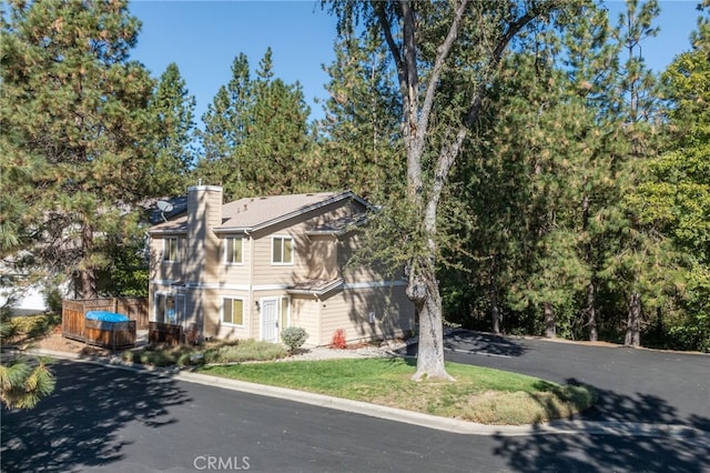 view of front of home