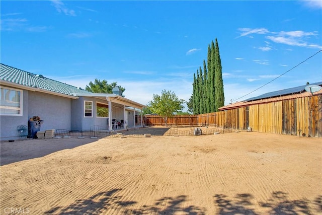 19848 Haida Rd, Apple Valley, CA 92307 - view of yard with a patio and a fenced backyard