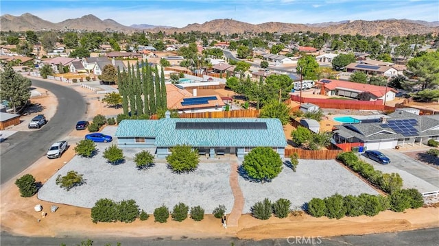 19848 Haida Rd, Apple Valley, CA 92307 - birds eye view of property with a mountain view and a residential view