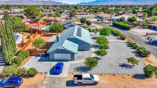 19848 Haida Rd, Apple Valley, CA 92307 - bird's eye view with a residential view and a mountain view