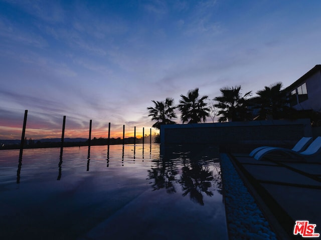 view of water feature