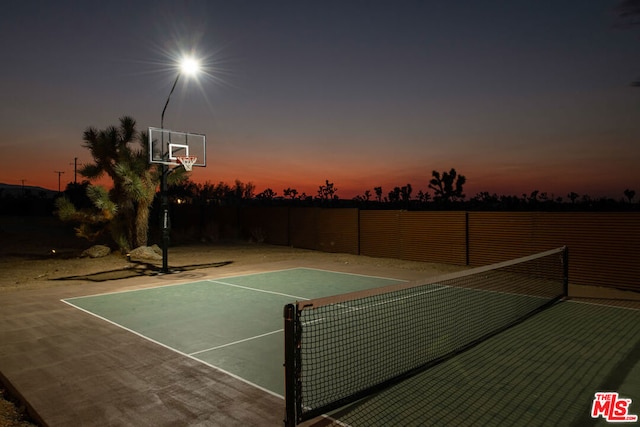 view of sport court