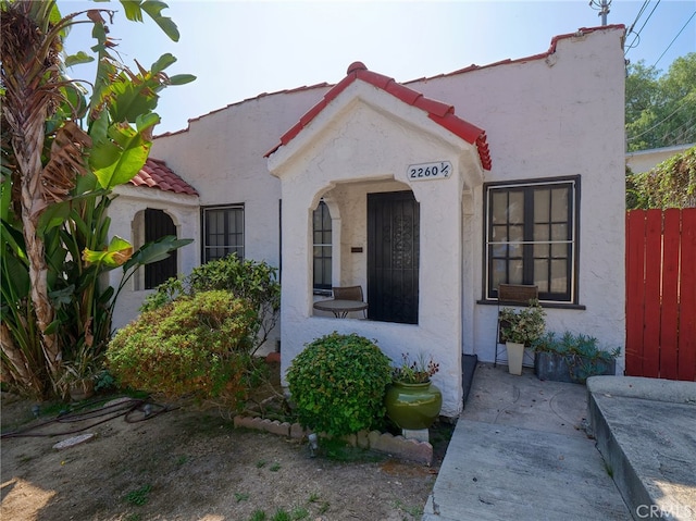 view of mediterranean / spanish home