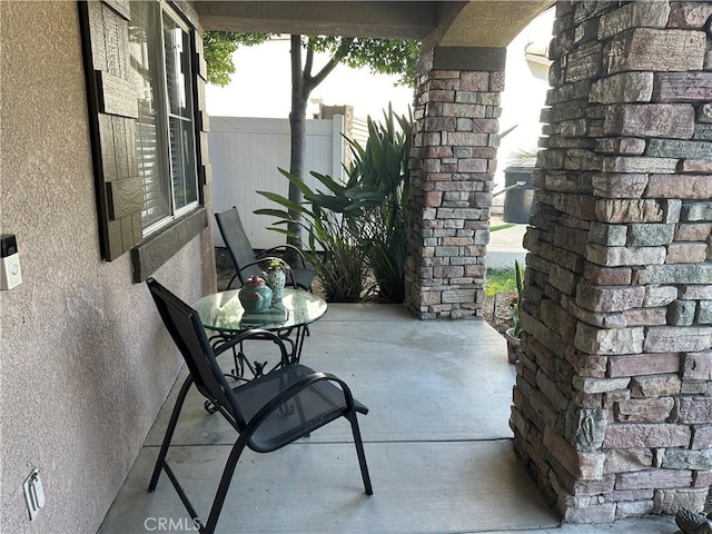 view of patio