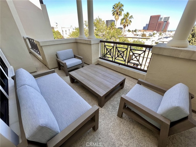 11847 Gorham Ave Unit 403, Los Angeles, CA 90049 - balcony with outdoor lounge area