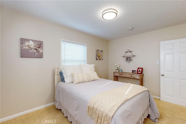 bedroom with carpet flooring