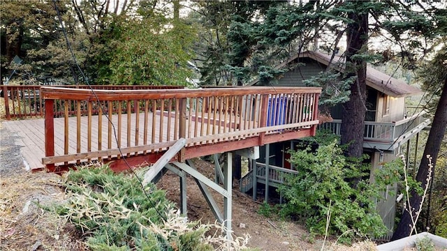 view of deck