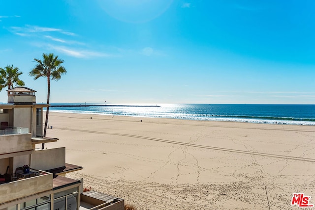 water view with a beach view