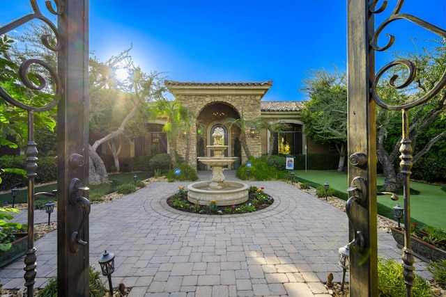 view of patio