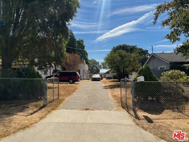 view of road