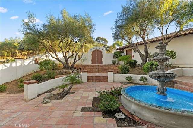 view of patio