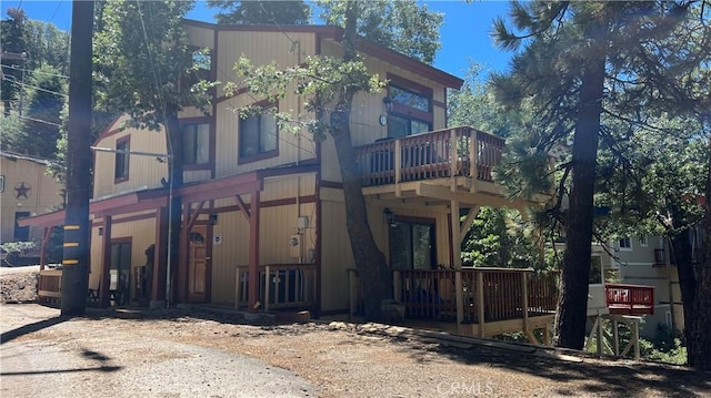 view of rear view of house