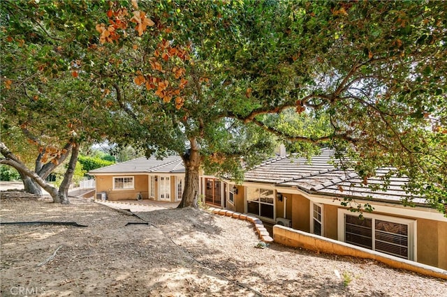 view of rear view of property