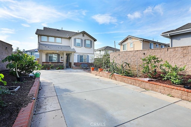 view of front of home