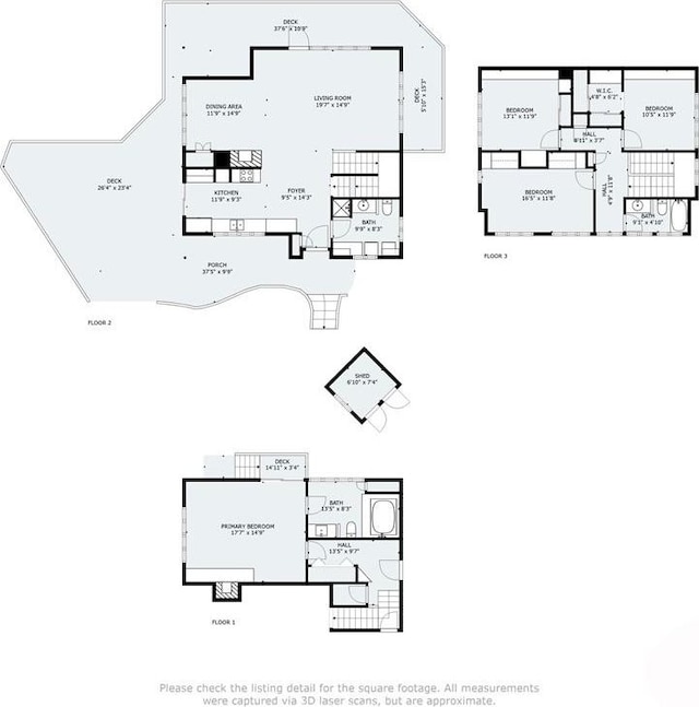 309 Castle Gate Rd, Lake Arrowhead, CA 92352 - view of floor plan / room layout