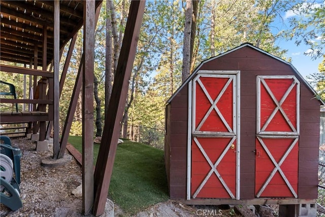 309 Castle Gate Rd, Lake Arrowhead, CA 92352 - view of shed