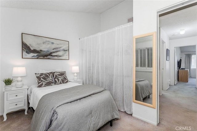 bedroom with carpet flooring