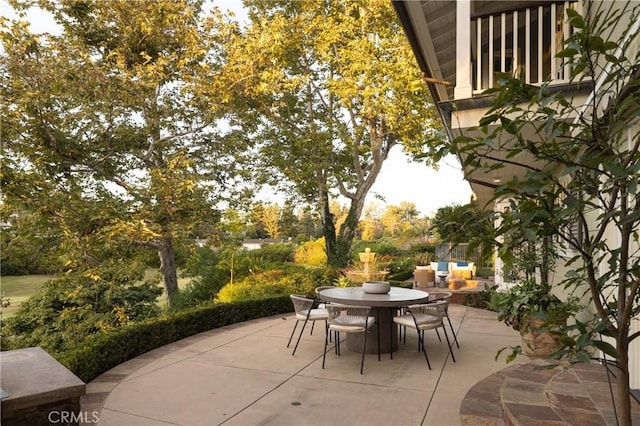 3 Cypress Point Ln, Newport Beach, CA 92660 - view of patio / terrace featuring outdoor dining area